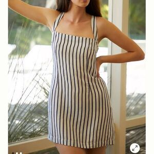 By Anthropologie Square Neck Gauze Dress